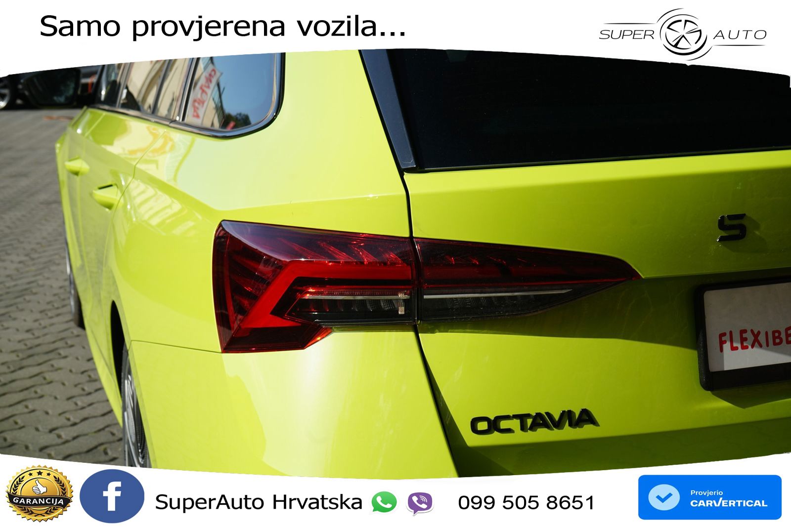 Škoda Octavia Combi RS 2.0 TSI (265 KS) DSG LED+GR SJED+ACC