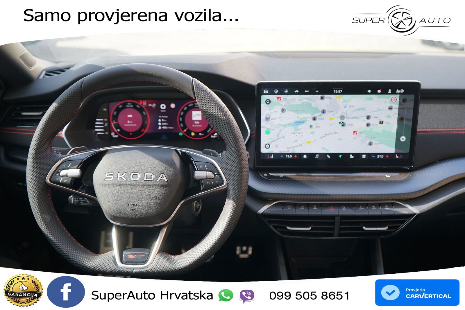 Škoda Octavia Combi RS 2.0 TSI (265 KS) DSG LED+GR SJED+ACC