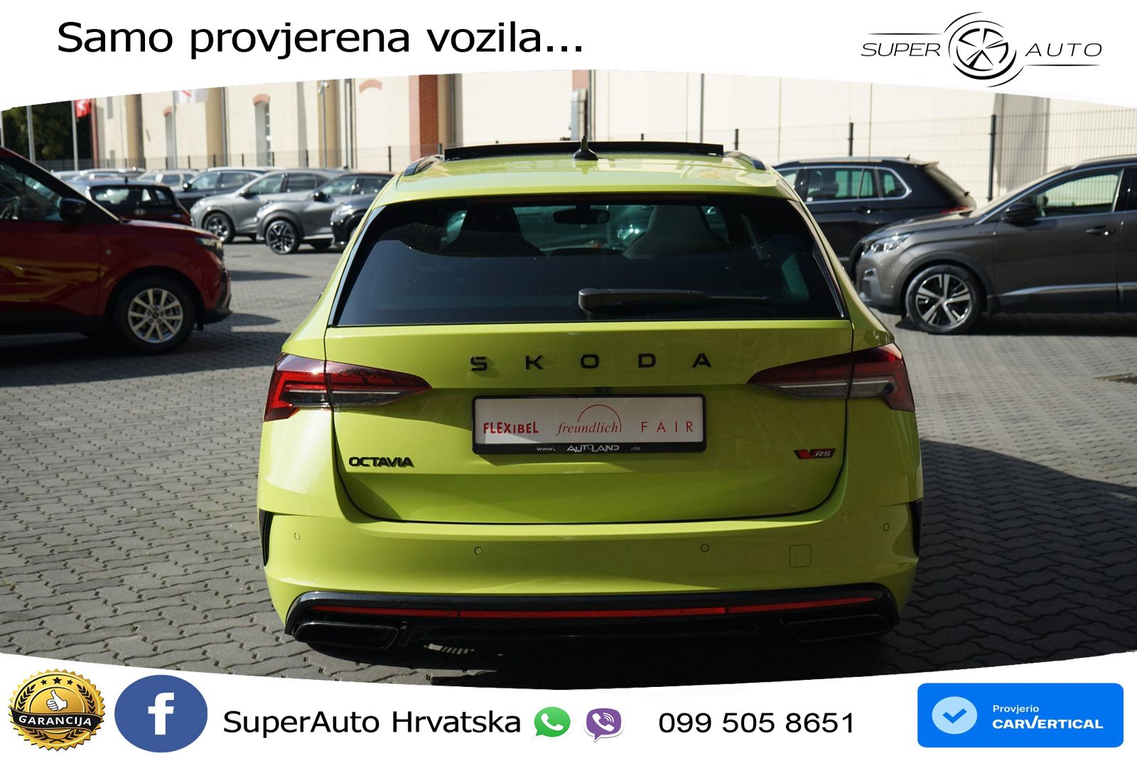 Škoda Octavia Combi RS 2.0 TSI (265 KS) DSG LED+GR SJED+ACC