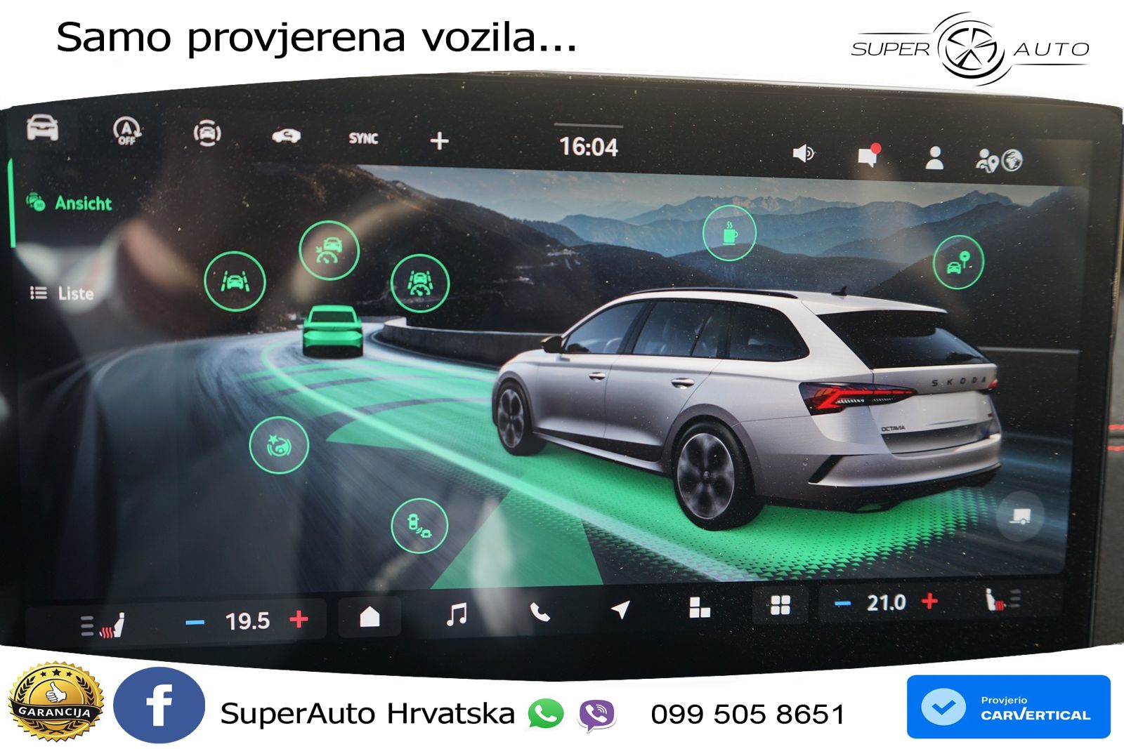 Škoda Octavia Combi RS 2.0 TSI (265 KS) DSG LED+GR SJED+ACC