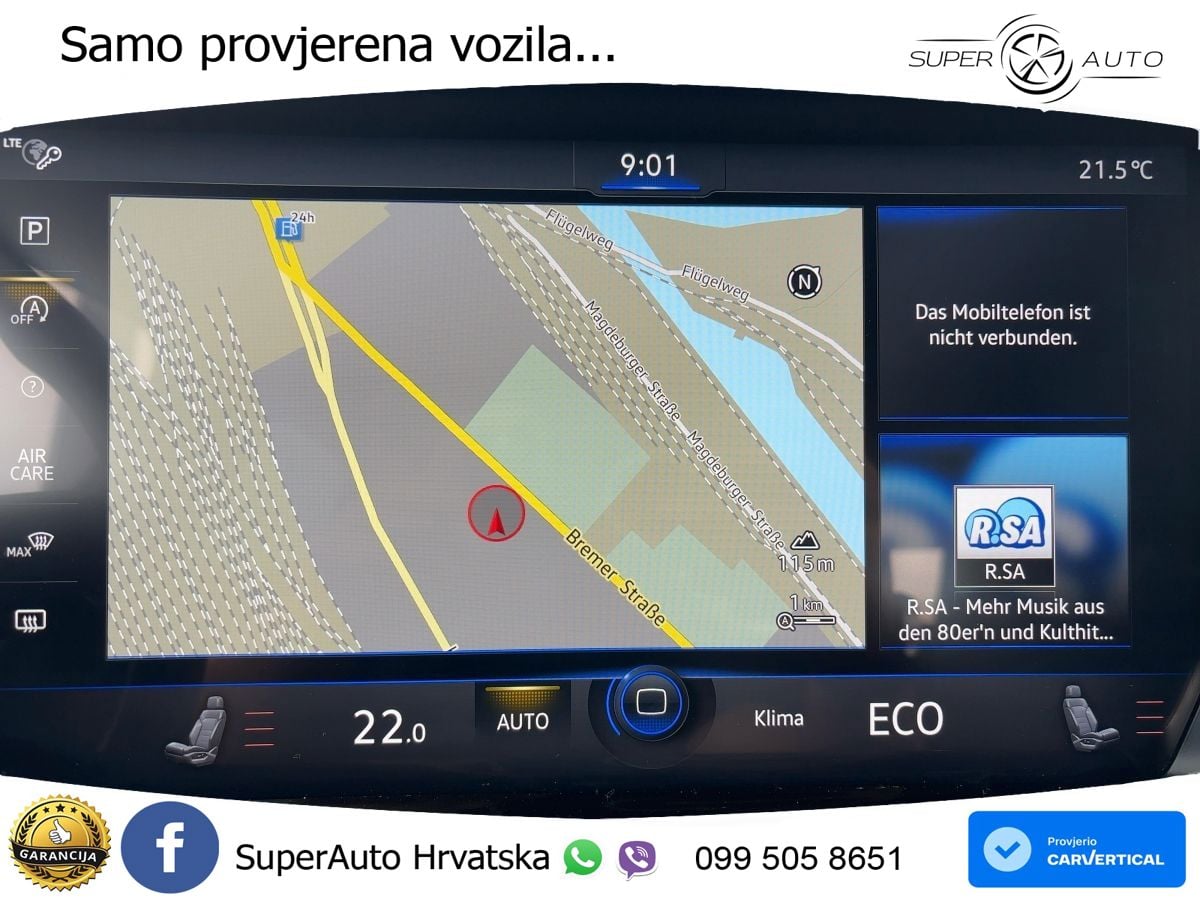 Volkswagen Touareg 3.0 V6 TDI (286 KS) 4MOTION Tiptronic R-Line ZRAČNI+ACC+GR SJED+KAM