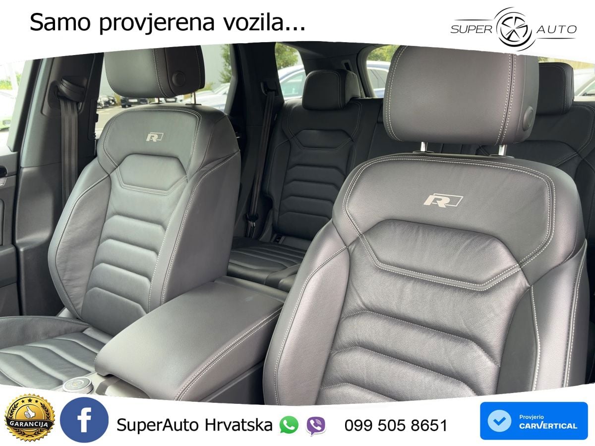 Volkswagen Touareg 3.0 V6 TDI (286 KS) 4MOTION Tiptronic R-Line ZRAČNI+ACC+GR SJED+KAM