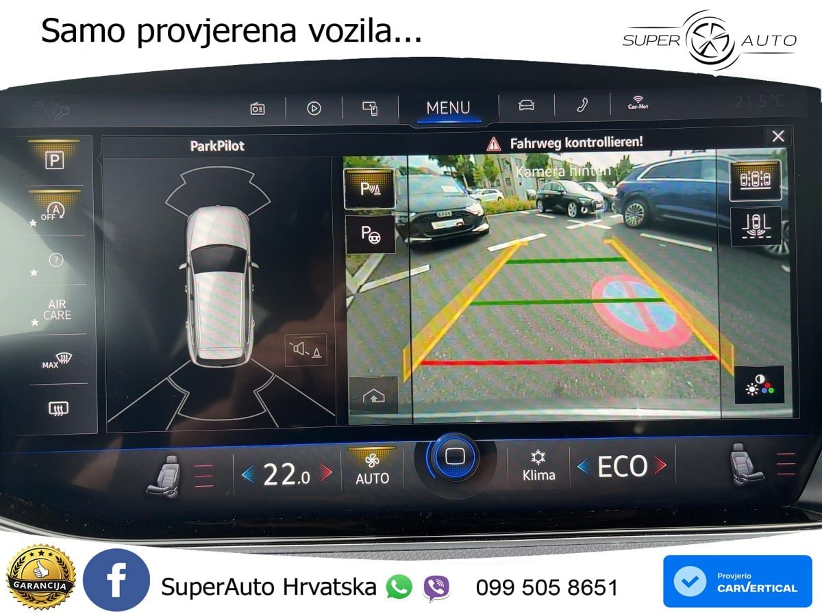 Volkswagen Touareg 3.0 V6 TDI (286 KS) 4MOTION Tiptronic R-Line ZRAČNI+ACC+GR SJED+KAM