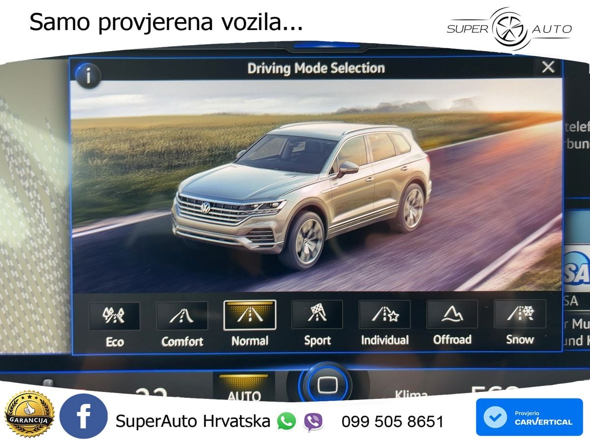 Volkswagen Touareg 3.0 V6 TDI (286 KS) 4MOTION Tiptronic R-Line ZRAČNI+ACC+GR SJED+KAM