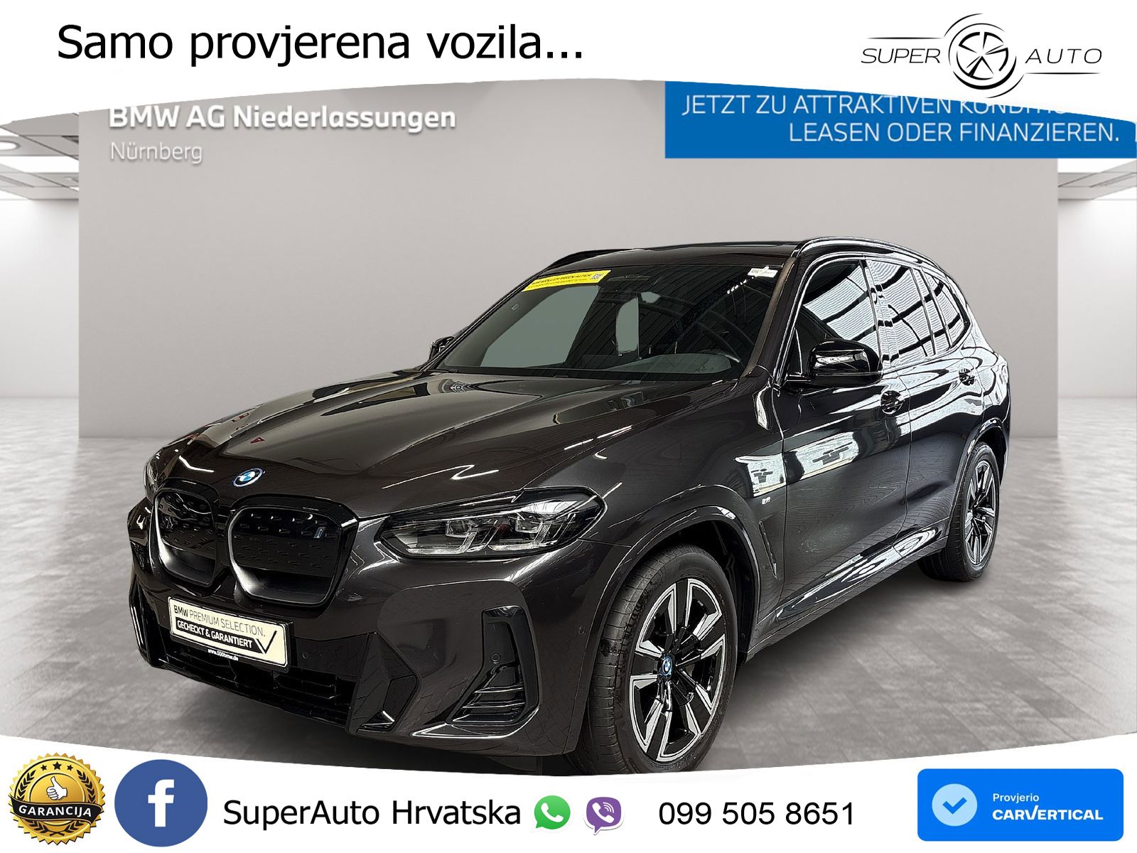 BMW iX3 80 kWh (286 KS)