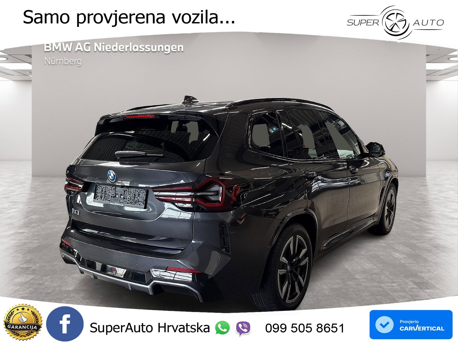 BMW iX3 80 kWh (286 KS)
