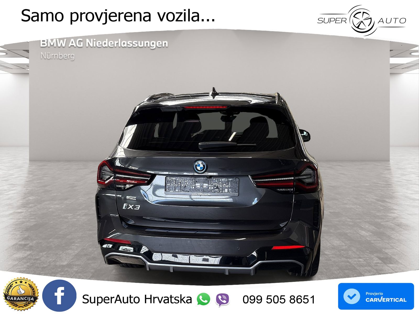 BMW iX3 80 kWh (286 KS)