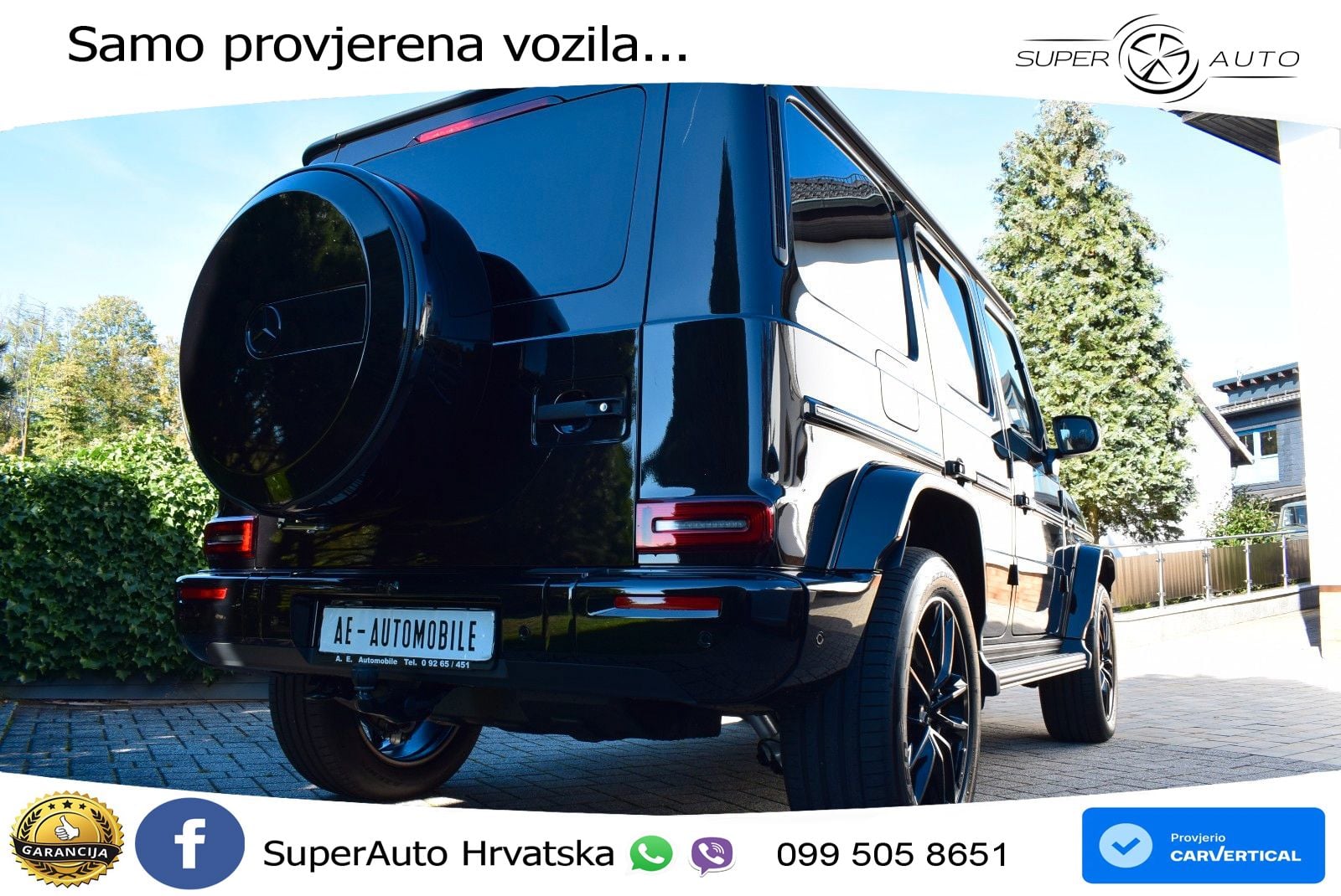 Mercedes G 450d Long (367 KS) 4MATIC 9G-TRONIC Superior LED+GR SJED+ACC