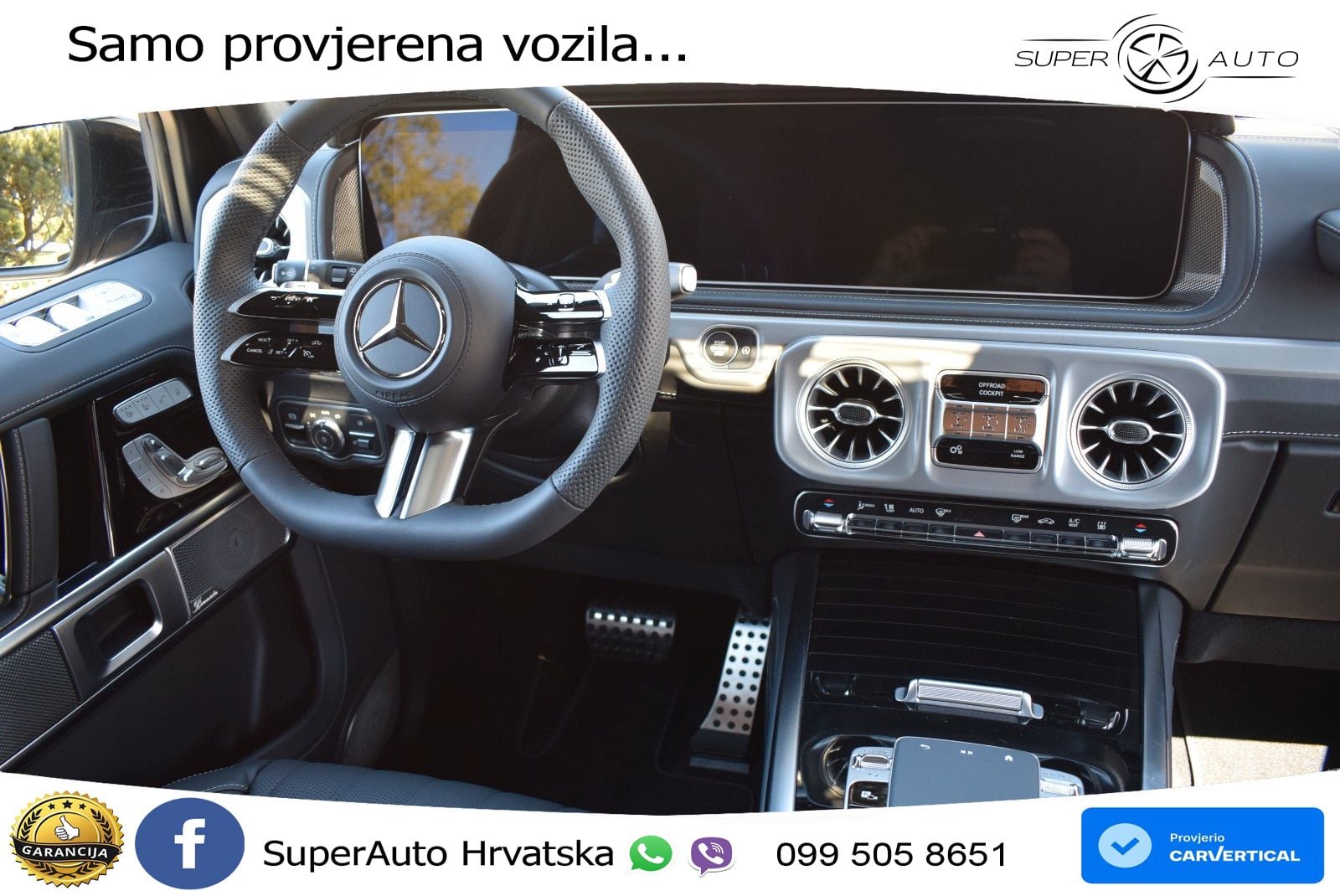 Mercedes G 450d Long (367 KS) 4MATIC 9G-TRONIC Superior LED+GR SJED+ACC