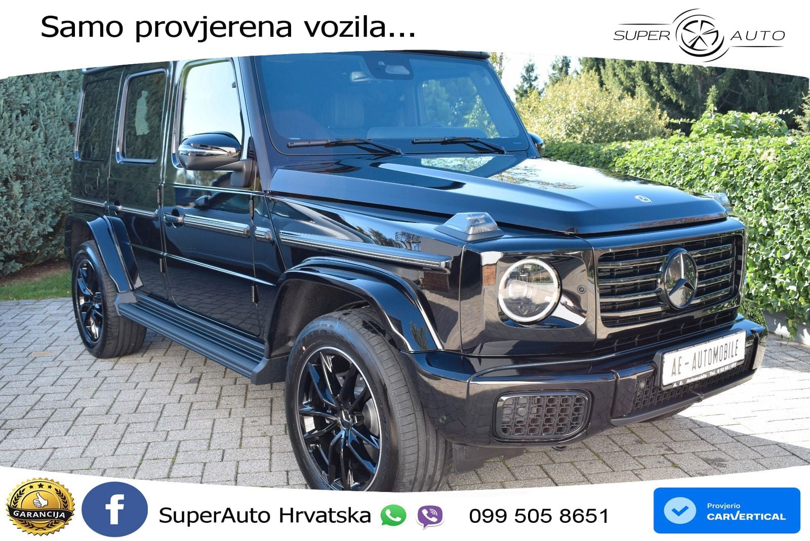 Mercedes G 450d Long (367 KS) 4MATIC 9G-TRONIC Superior LED+GR SJED+ACC