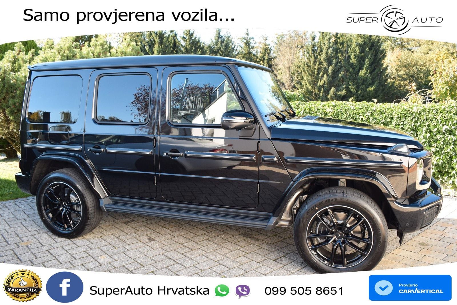 Mercedes G 450d Long (367 KS) 4MATIC 9G-TRONIC Superior LED+GR SJED+ACC