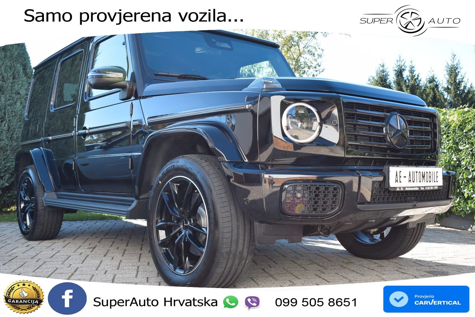 Mercedes G 450d Long (367 KS) 4MATIC 9G-TRONIC Superior LED+GR SJED+ACC