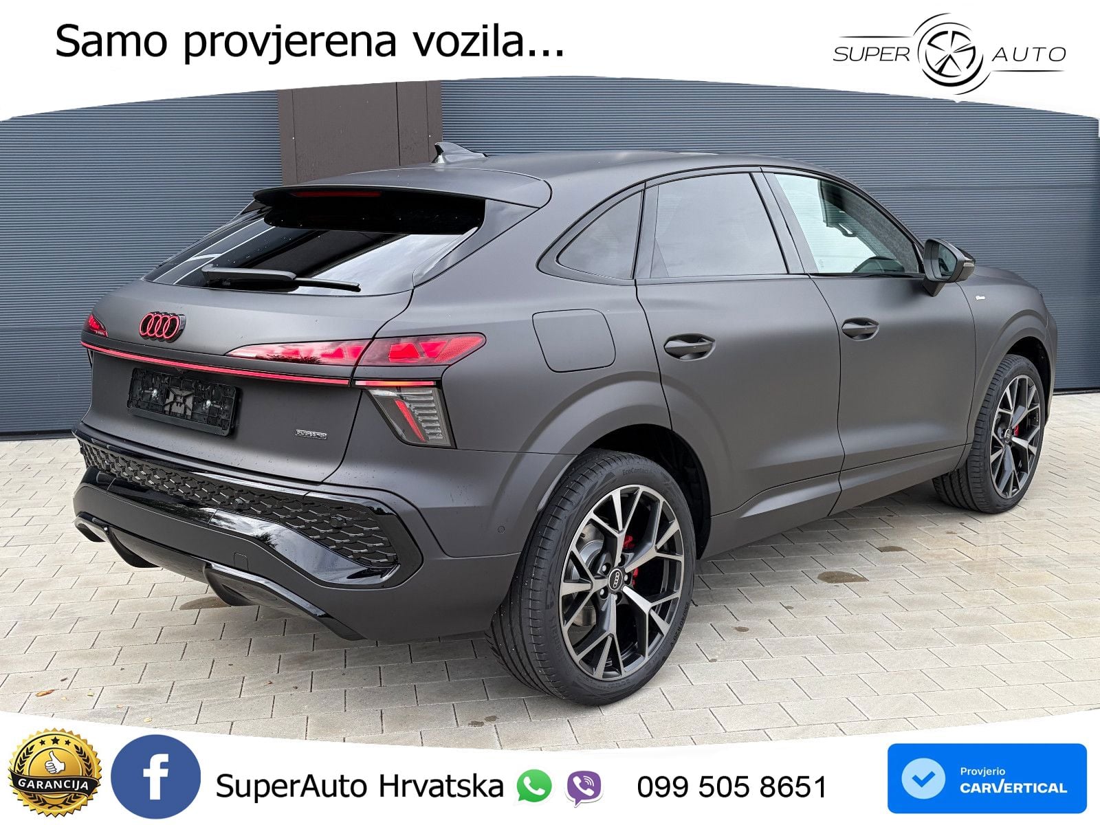 Audi Q3 Sportback 2.0 TFSI (204 KS) quattro S tronic S line LED+GR SJED+ACC