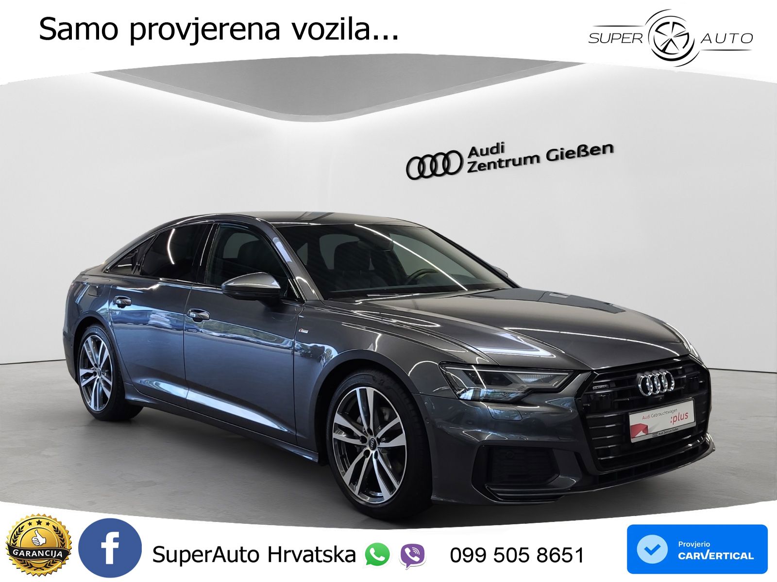 Audi A6 40 TDI (204 KS) quattro ultra S tronic S line LED+GR SJED+ACC