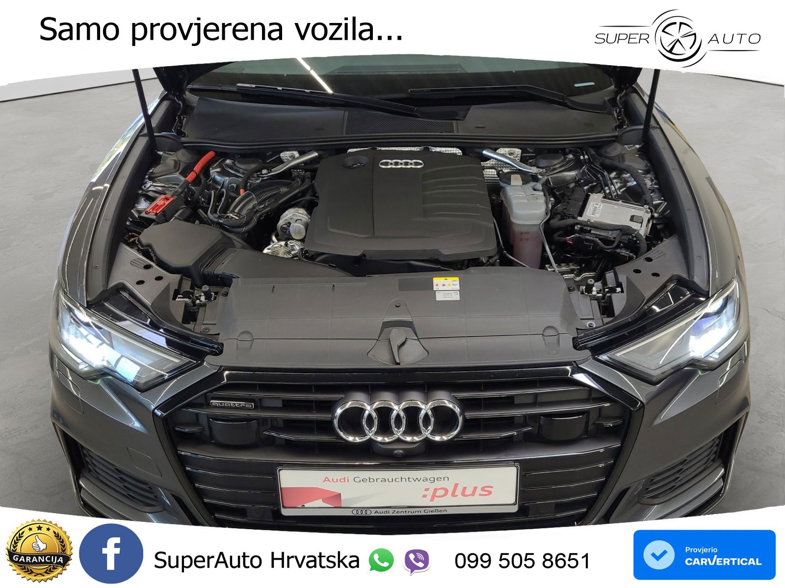 Audi A6 40 TDI (204 KS) quattro ultra S tronic S line LED+GR SJED+ACC