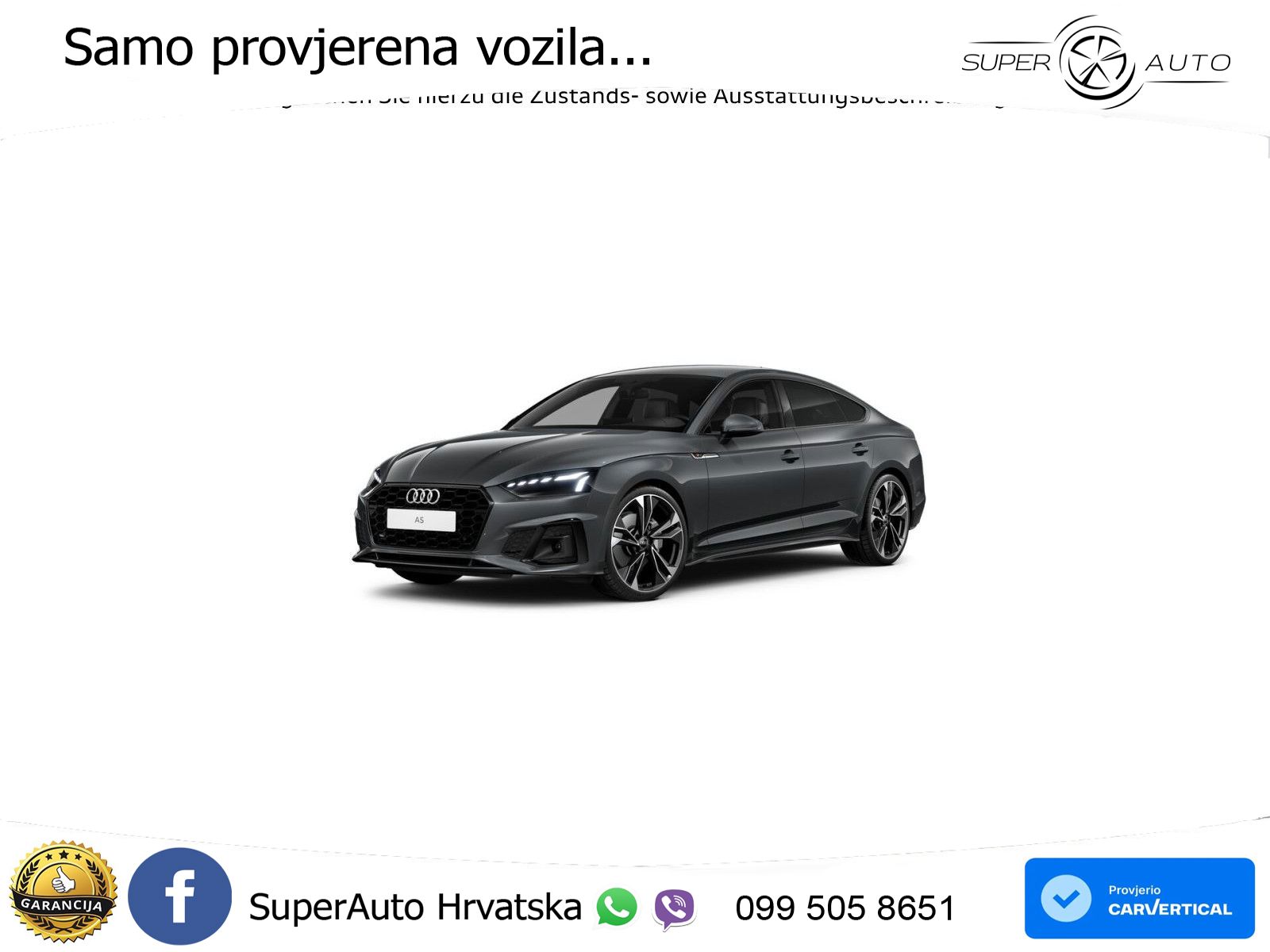 Audi A5 Sportback  40 TFSI (204 KS) S tronic S line MATRIX+GR SJED+KAM