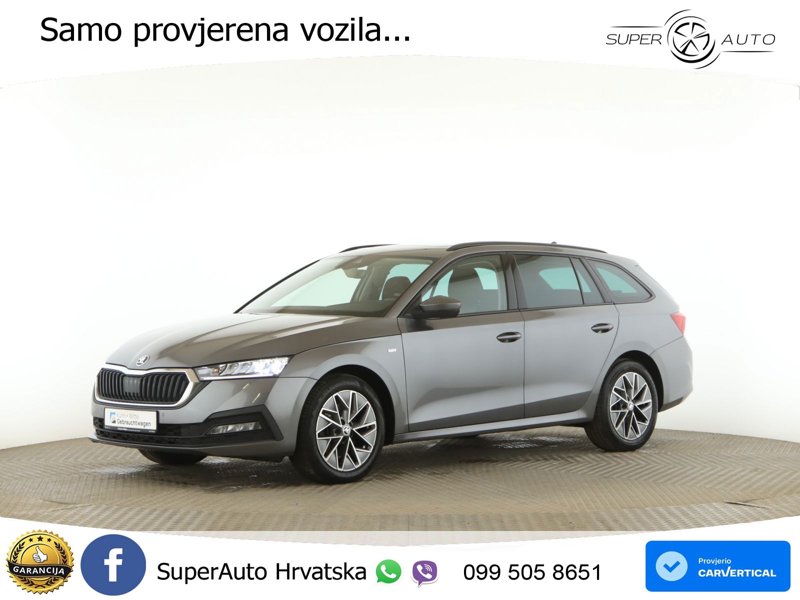 Škoda Octavia Combi 2.0 TDI (150 KS) 4x4 DSG LED+GR SJED+ACC