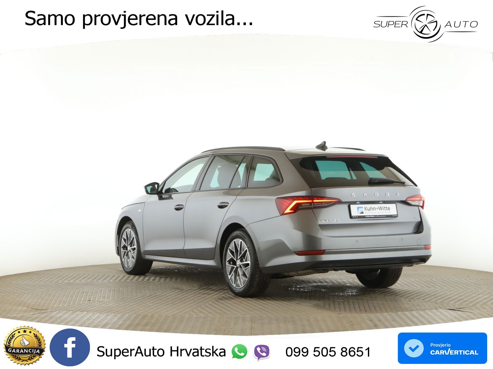 Škoda Octavia Combi 2.0 TDI (150 KS) 4x4 DSG LED+GR SJED+ACC