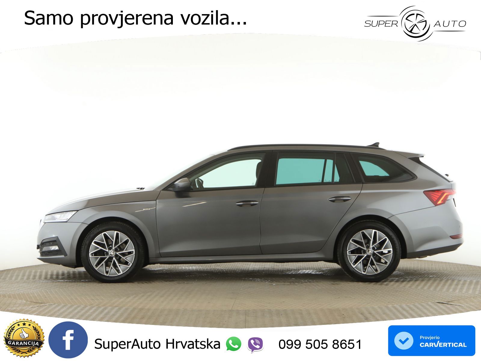 Škoda Octavia Combi 2.0 TDI (150 KS) 4x4 DSG LED+GR SJED+ACC