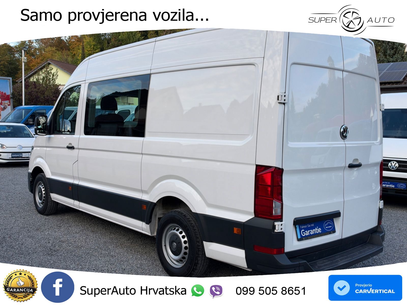 Volkswagen CRAFTER MIXTO L2H2 KLIMA STANDHEIZUNG 6-SITZER 140 KS