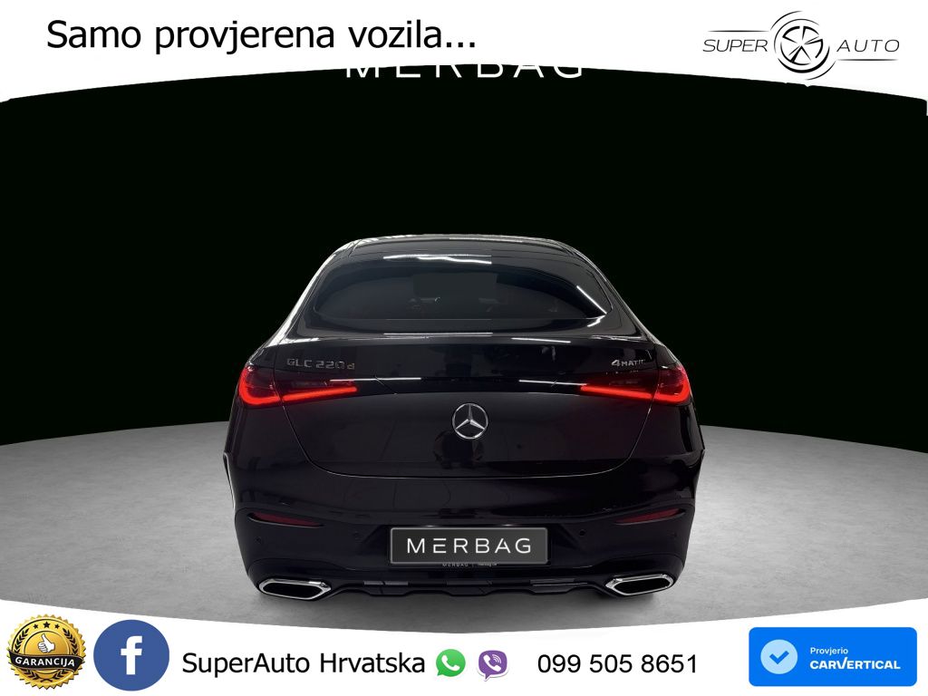 Mercedes GLC Coupe 220d (197 KS) 4MATIC 9G-TRONIC AMG ACC+GR SJED+360+PANO