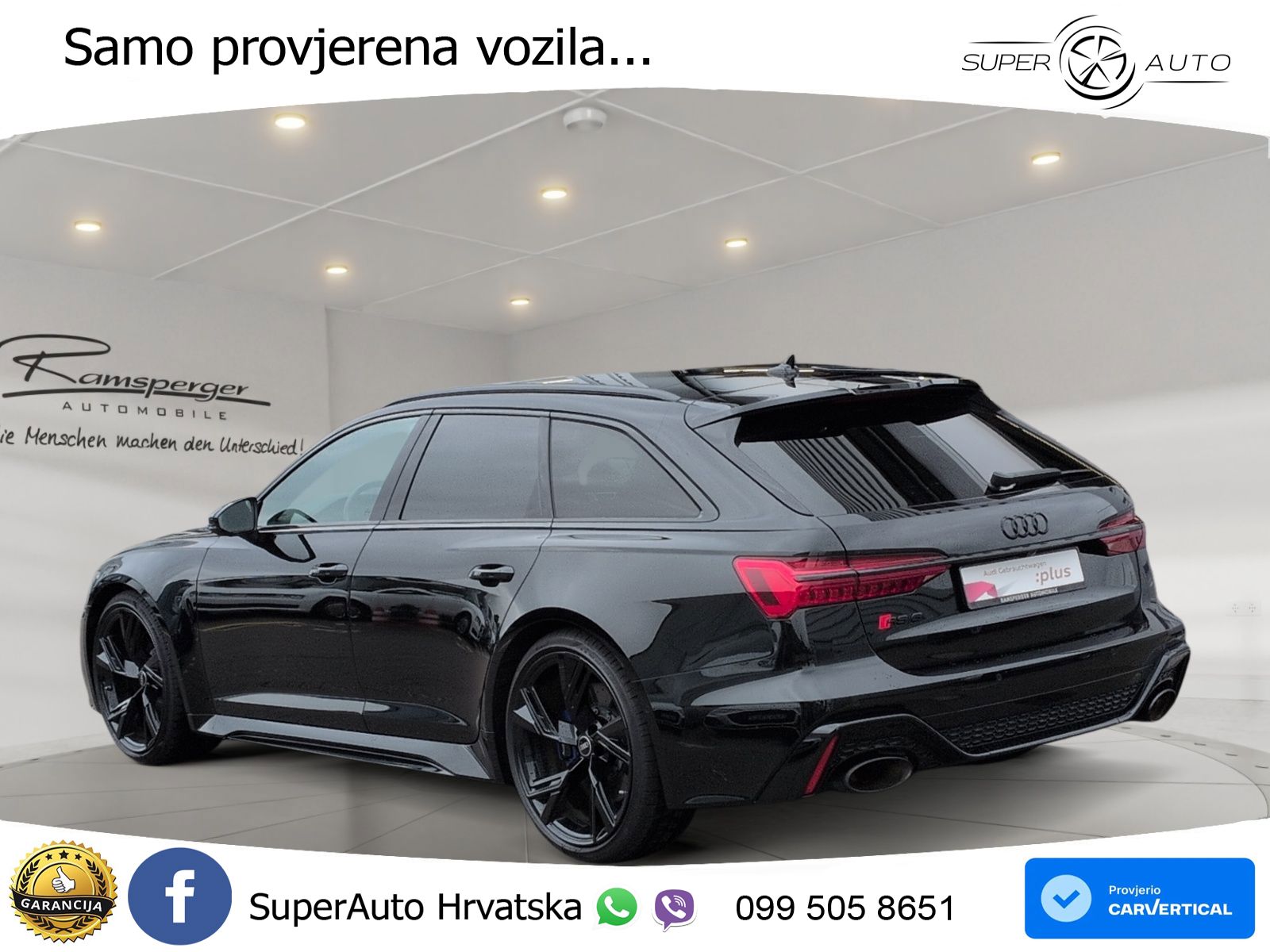 Audi RS6 Avant 4.0 TFSI V8 (600 KS) quattro Tiptronic LED+GR SJED+ACC