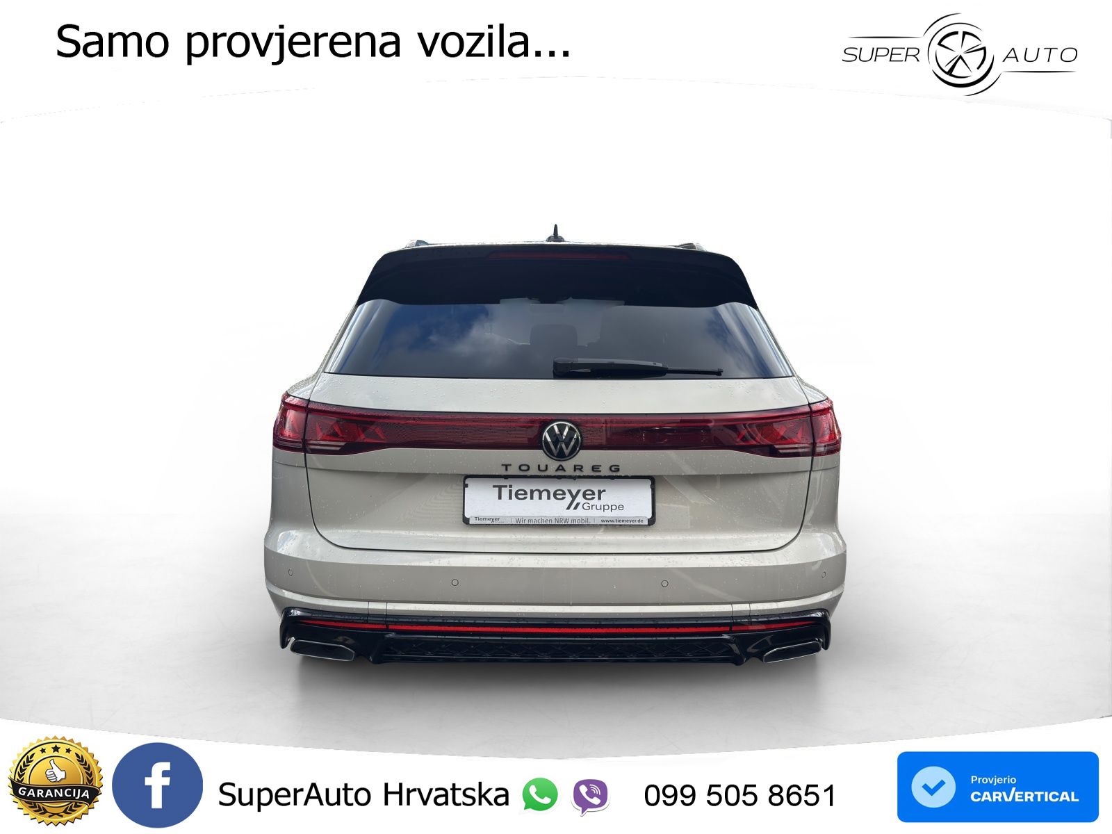 Volkswagen Touareg 3.0 V6 TFSI (340 KS) 4MOTION Tiptronic R-Line ZRAČNI+ACC+4xGR SJED+KAM