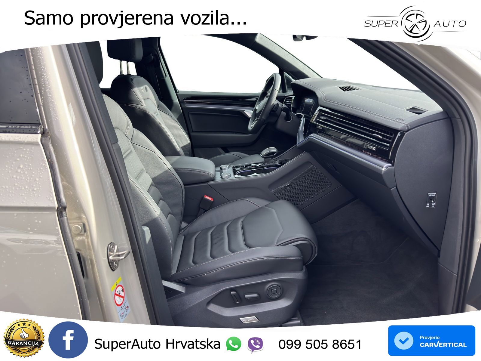 Volkswagen Touareg 3.0 V6 TFSI (340 KS) 4MOTION Tiptronic R-Line ZRAČNI+ACC+4xGR SJED+KAM