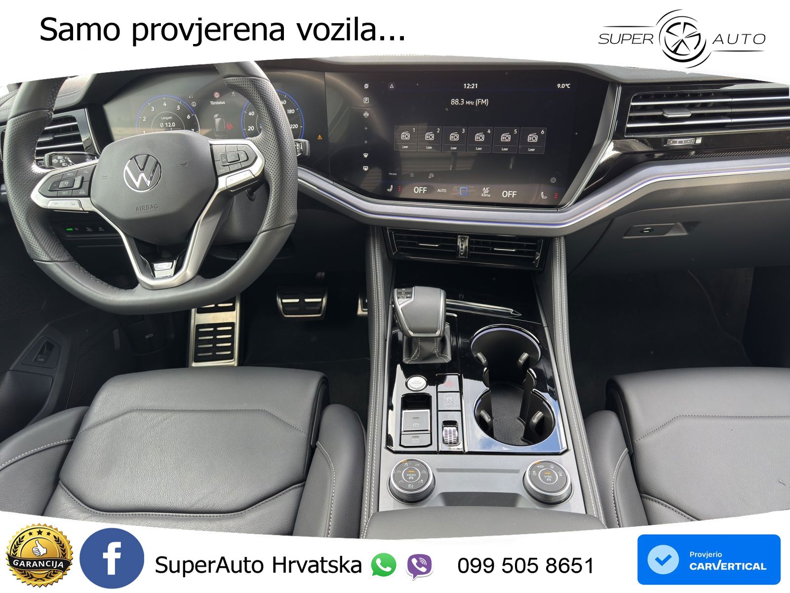 Volkswagen Touareg 3.0 V6 TFSI (340 KS) 4MOTION Tiptronic R-Line ZRAČNI+ACC+4xGR SJED+KAM