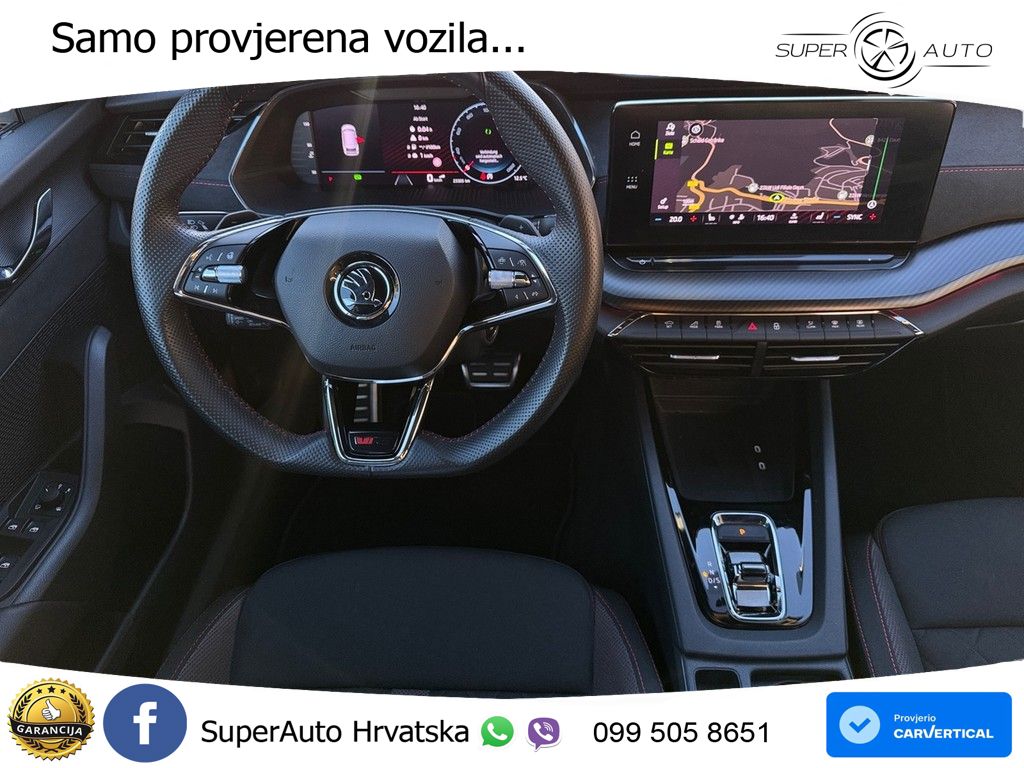 Škoda Octavia Combi RS 2.0 TDI (200 KS) DSG MATRIX+GR SJED+KAM