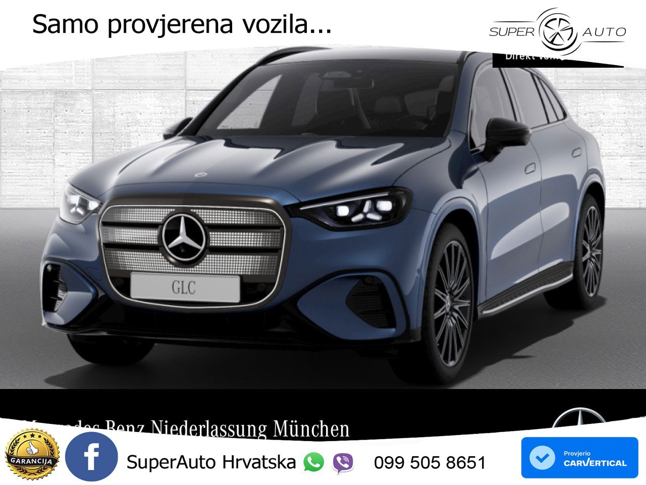 Mercedes GLC 400 94 kWh (489 KS) 4MATIC EQ Technology AMG LED+GR SJED+ACC