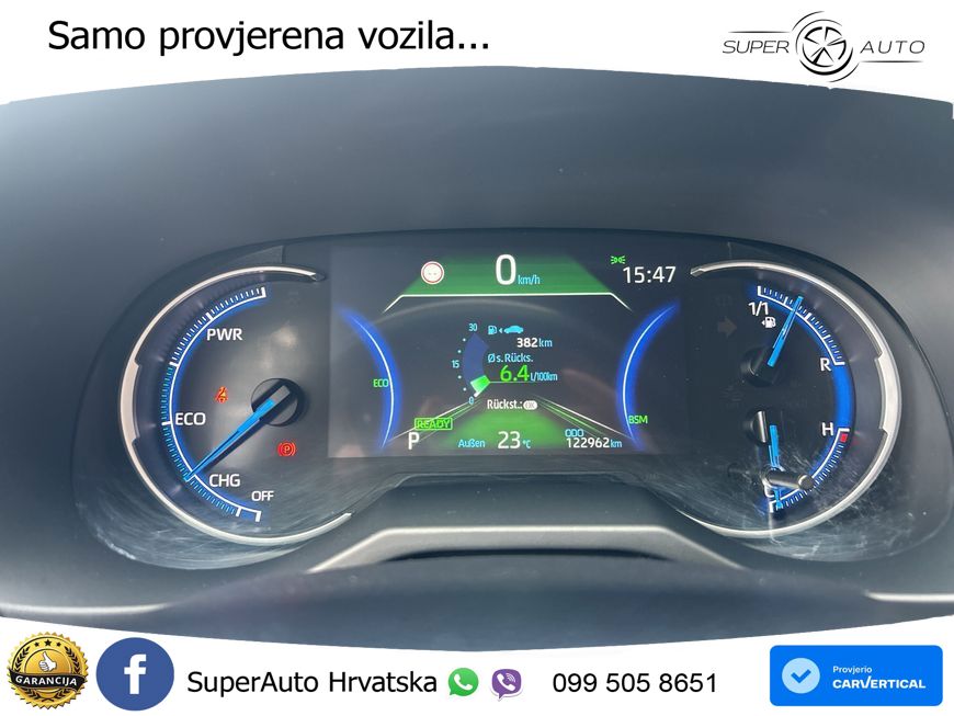 Toyota RAV4 2.5 (222 KS) Hybrid E-Four e-CVT LED+GR SJED+ACC