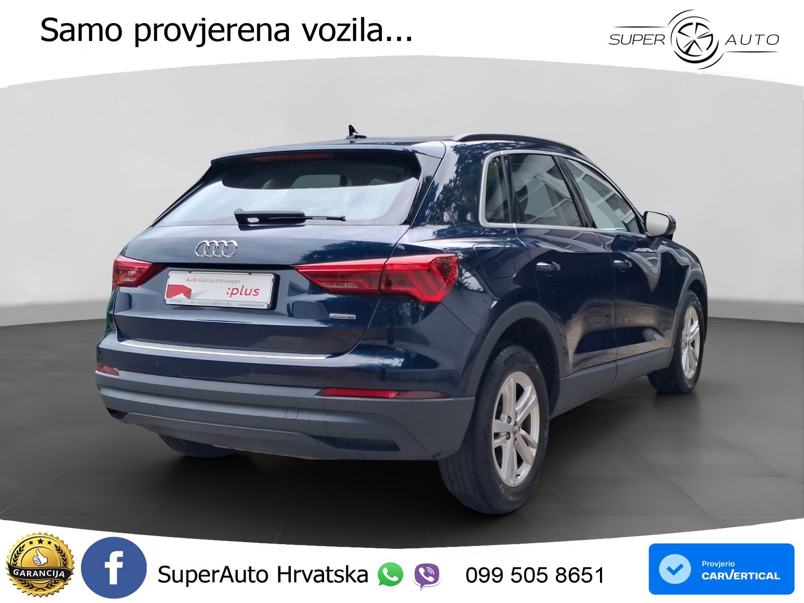 Audi Q3 45 TFSI (230 KS) quattro S tronic LED+GR SJED+ACC