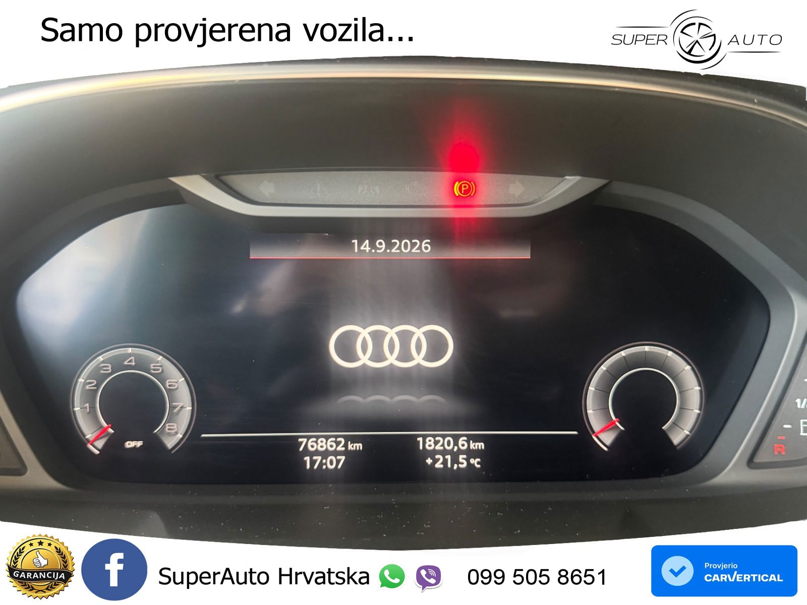 Audi Q3 35 TFSI (150 KS) S line LED+GR SJED+ACC