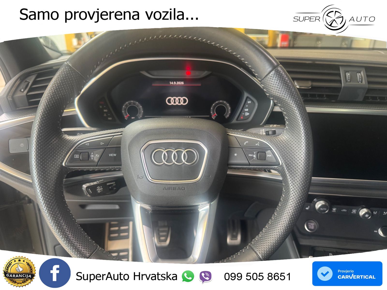 Audi Q3 35 TFSI (150 KS) S line LED+GR SJED+ACC