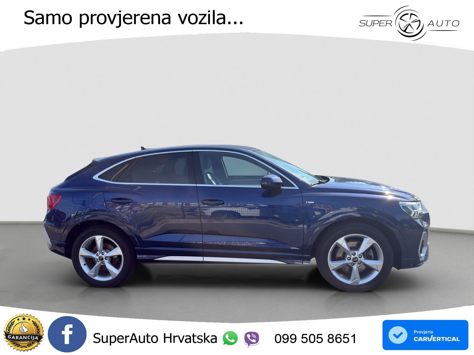 Audi Q3 II Sportback 40 TFSI (190 KS) quattro S tronic S line LED+GR SJED+ACC