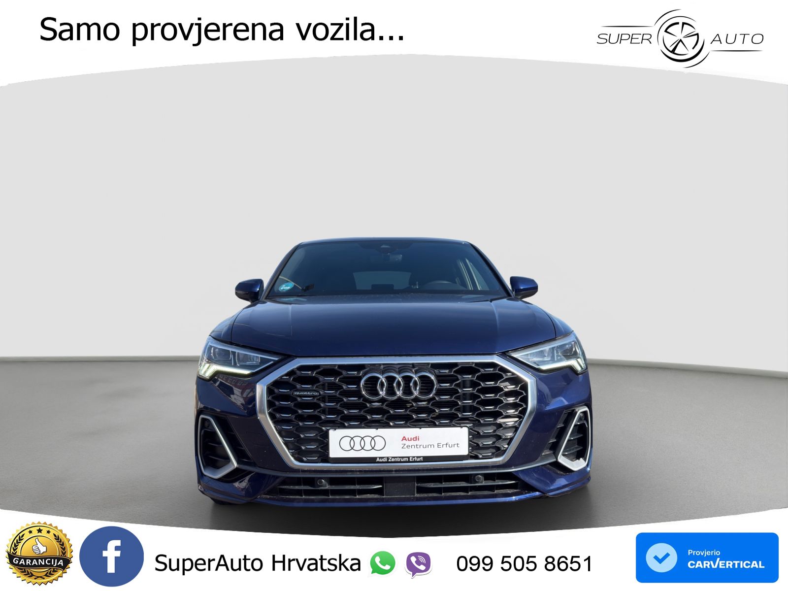 Audi Q3 II Sportback 40 TFSI (190 KS) quattro S tronic S line LED+GR SJED+ACC