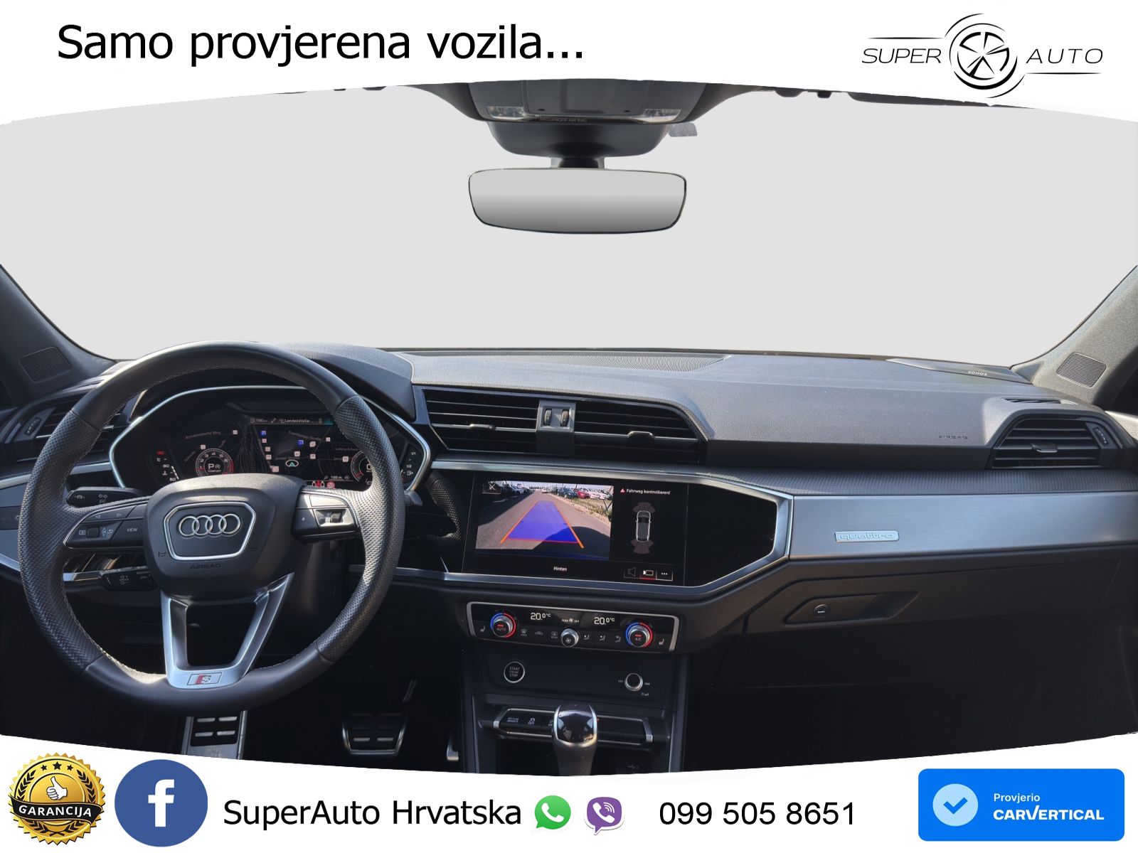 Audi Q3 II Sportback 40 TFSI (190 KS) quattro S tronic S line LED+GR SJED+ACC