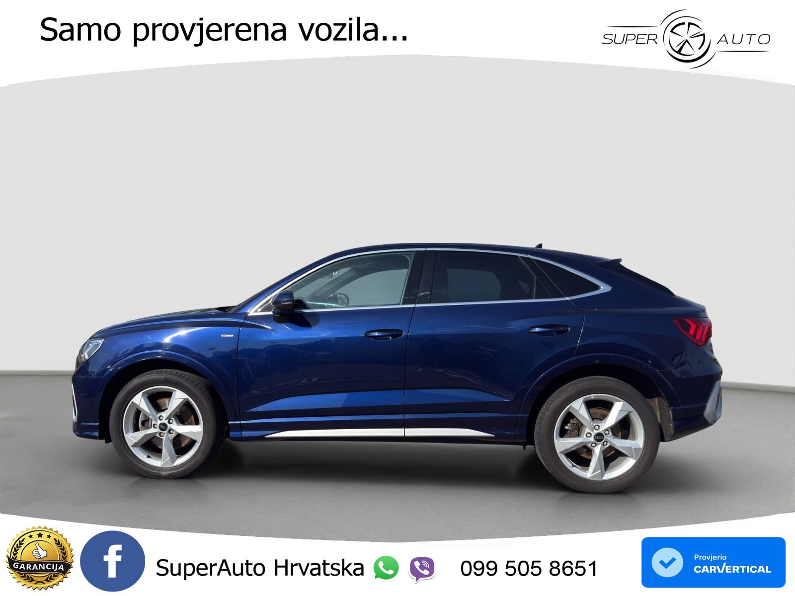 Audi Q3 II Sportback 40 TFSI (190 KS) quattro S tronic S line LED+GR SJED+ACC