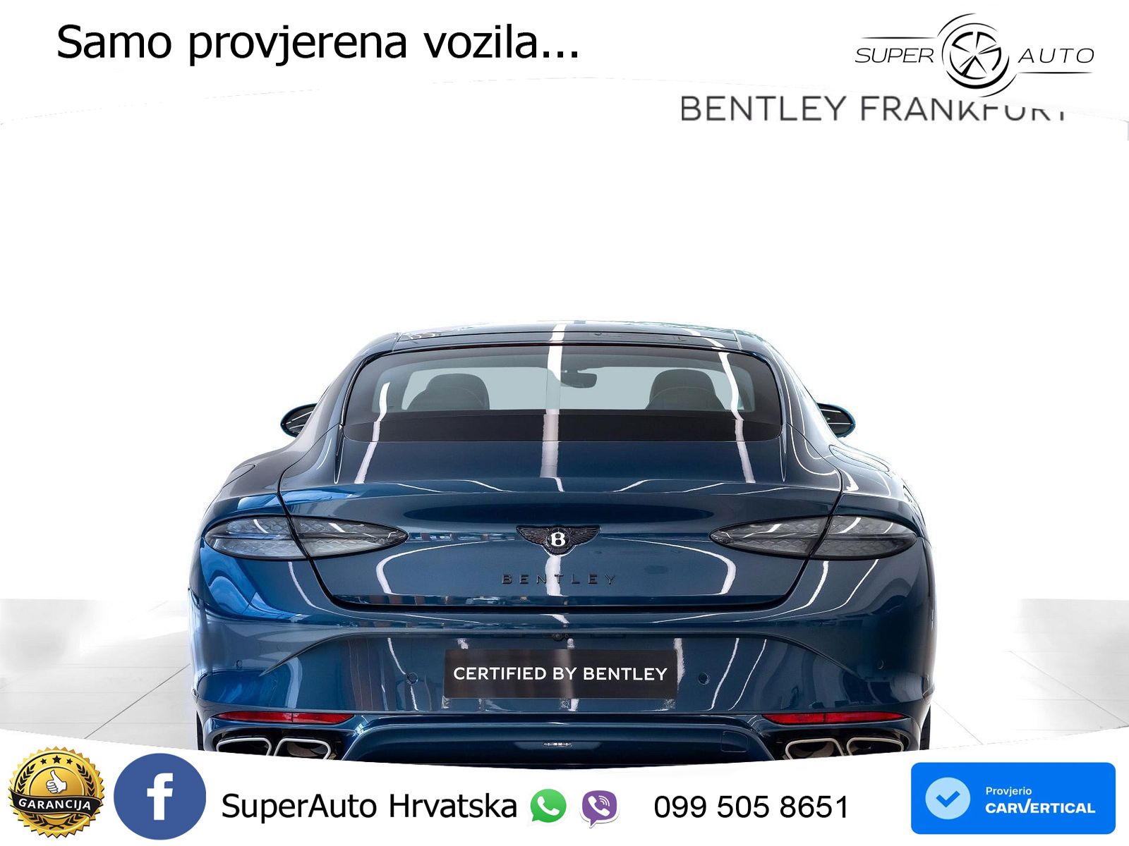 Bentley Continental GT IV 4.0 V8 TFSi (782 KS) AWD DCT ACC+HEAD+GR SJED+360+PANO
