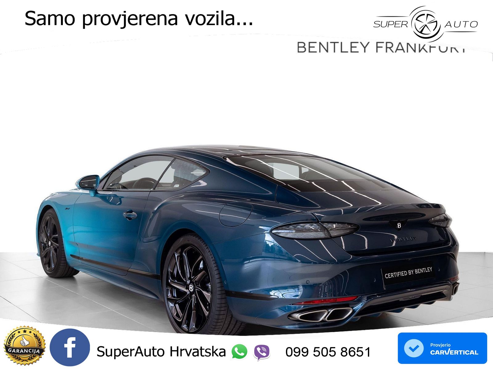 Bentley Continental GT IV 4.0 V8 TFSi (782 KS) AWD DCT ACC+HEAD+GR SJED+360+PANO