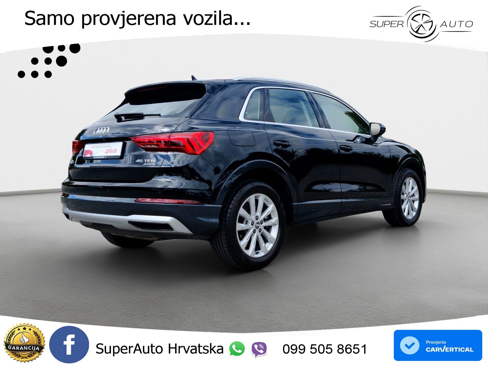 Audi Q3 45 TFSI (230 KS) quattro S tronic advanced LED+GR SJED+ACC