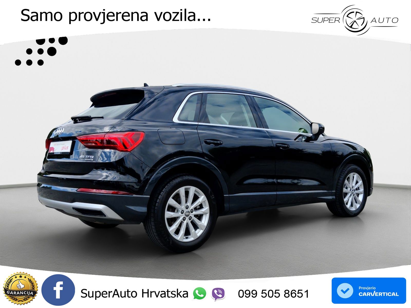 Audi Q3 45 TFSI (230 KS) quattro S tronic advanced LED+GR SJED+ACC