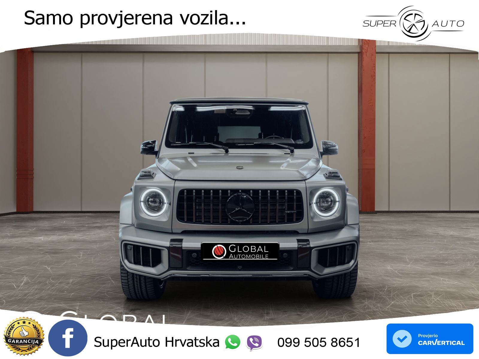 Mercedes AMG G 63 Long V8 (585 KS) 4MATIC 9G-TRONIC AMG SPEEDSHIFT TCT Manufaktur LED+GR SJED+ACC