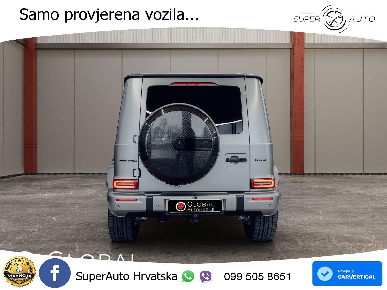 Mercedes AMG G 63 Long V8 (585 KS) 4MATIC 9G-TRONIC AMG SPEEDSHIFT TCT Manufaktur LED+GR SJED+ACC