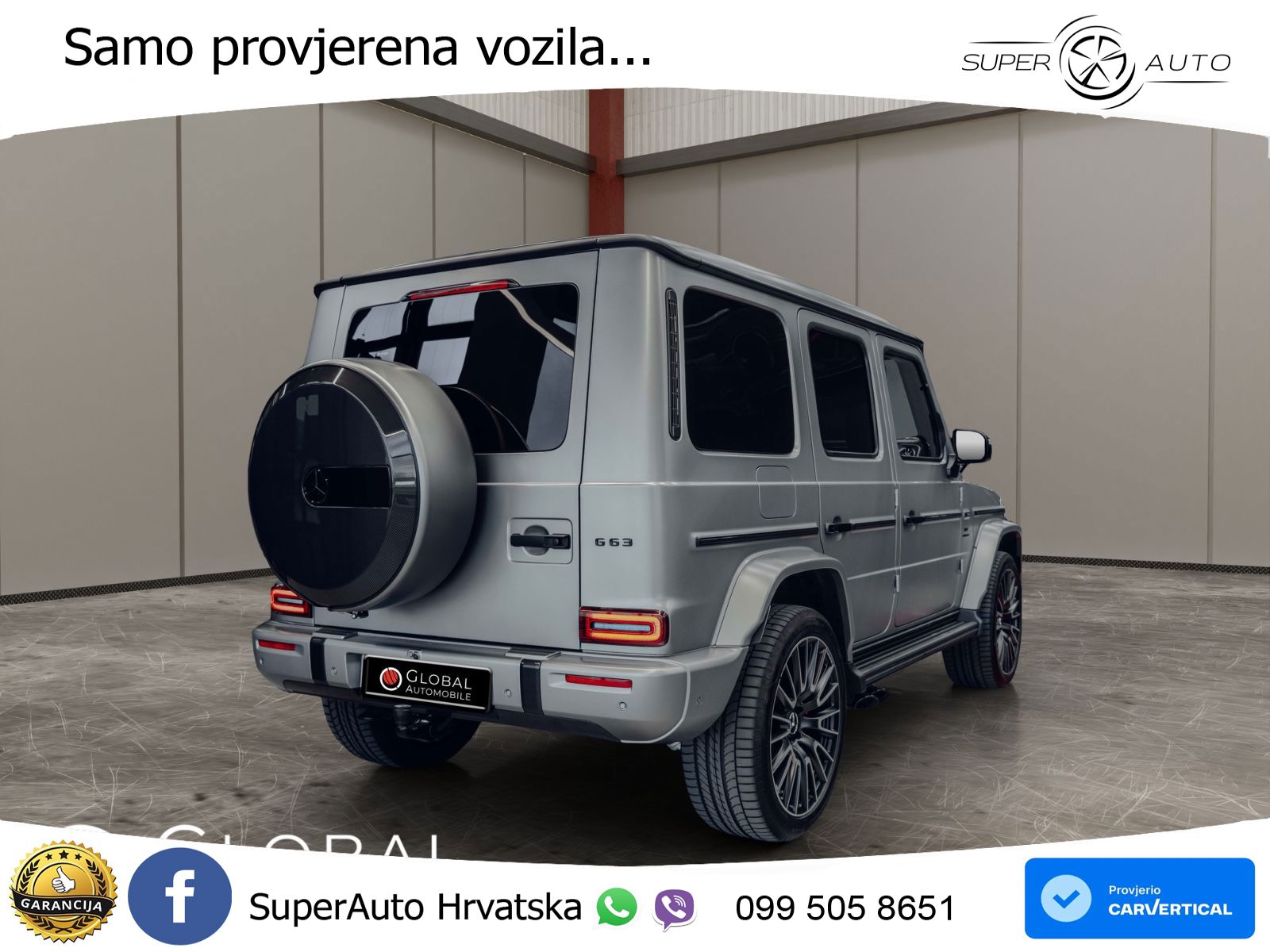 Mercedes AMG G 63 Long V8 (585 KS) 4MATIC 9G-TRONIC AMG SPEEDSHIFT TCT Manufaktur LED+GR SJED+ACC