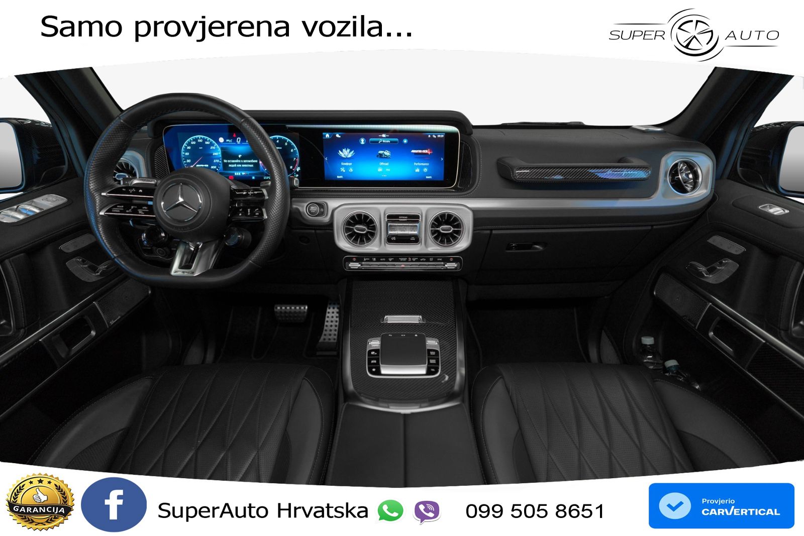Mercedes AMG G 63 Long V8 (585 KS) 4MATIC 9G-TRONIC AMG SPEEDSHIFT TCT Manufaktur LED+GR SJED+ACC