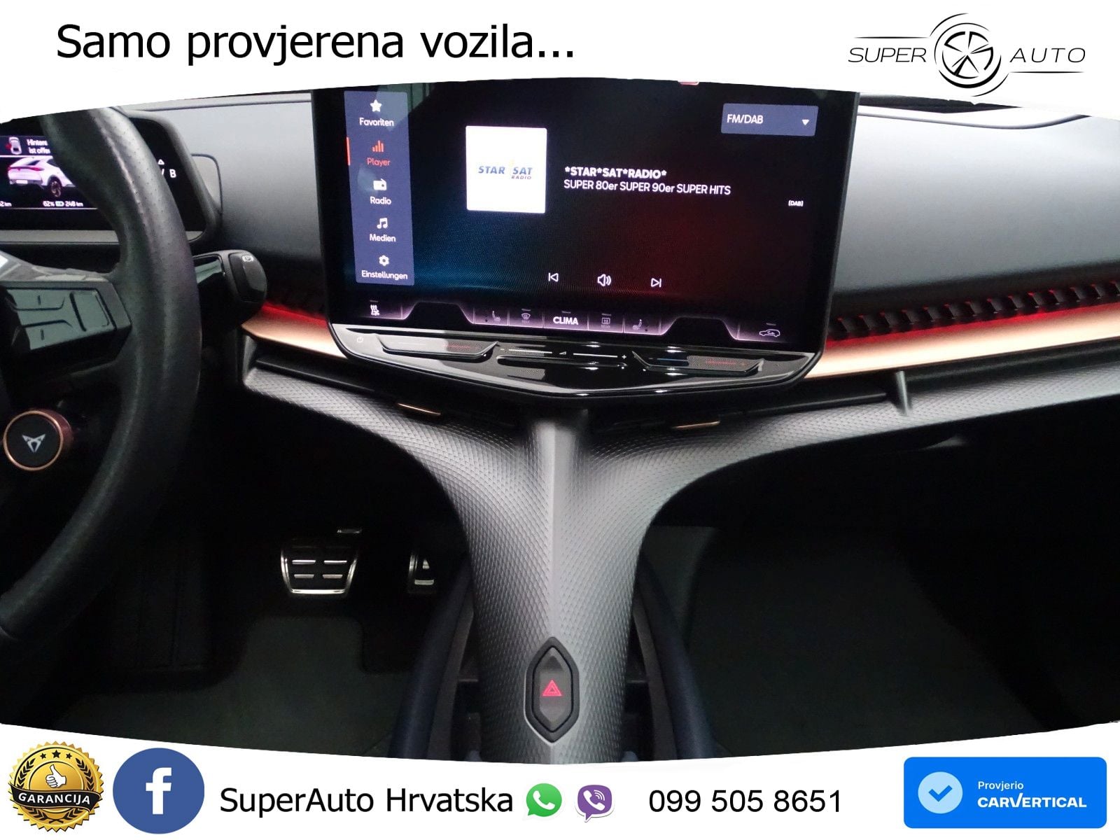 Cupra Tavascan 82 kWh (286 KS) LED+GR SJED+ACC
