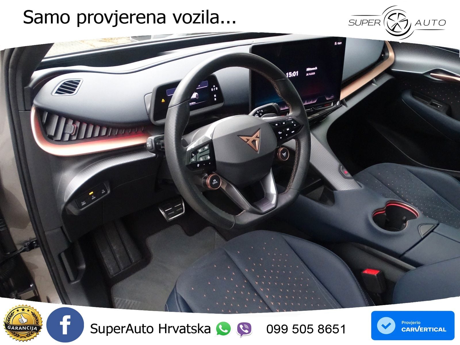 Cupra Tavascan 82 kWh (286 KS) LED+GR SJED+ACC