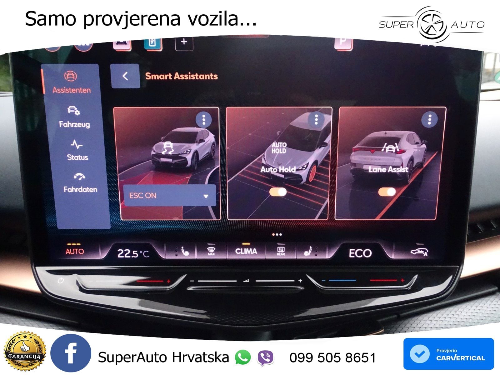 Cupra Tavascan 82 kWh (286 KS) LED+GR SJED+ACC